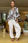Sa Caleta Anemone Bubble Blouse Black /10 =